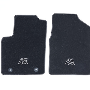 Predpražniki, premium velur spredaj, črne barve